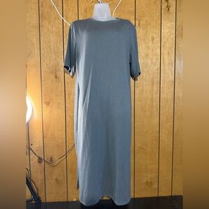 Ava & Viv Classic Gray Midi Dress